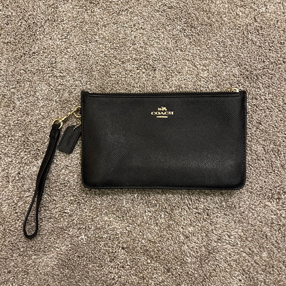 Coach Leather Wristlet